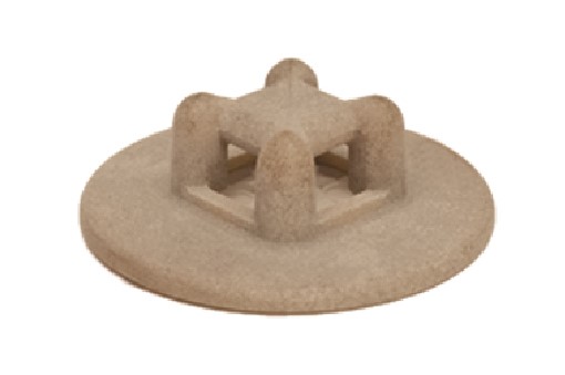 CB4564 - Internally-Fixtured Two-Way Standoff Cable-Tie Mount