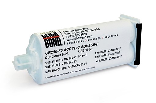 CB250-50 - CB250 50ml Acrylic Adhesive Cartridge