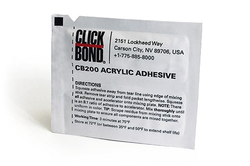 CB92 - CB200 Acrylic Adhesive Kit