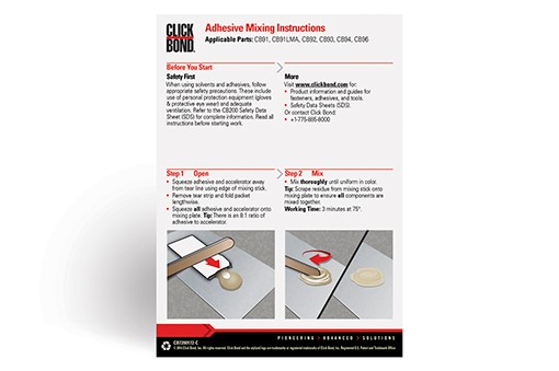 CB94 - CB300 Epoxy Adhesive Kit
